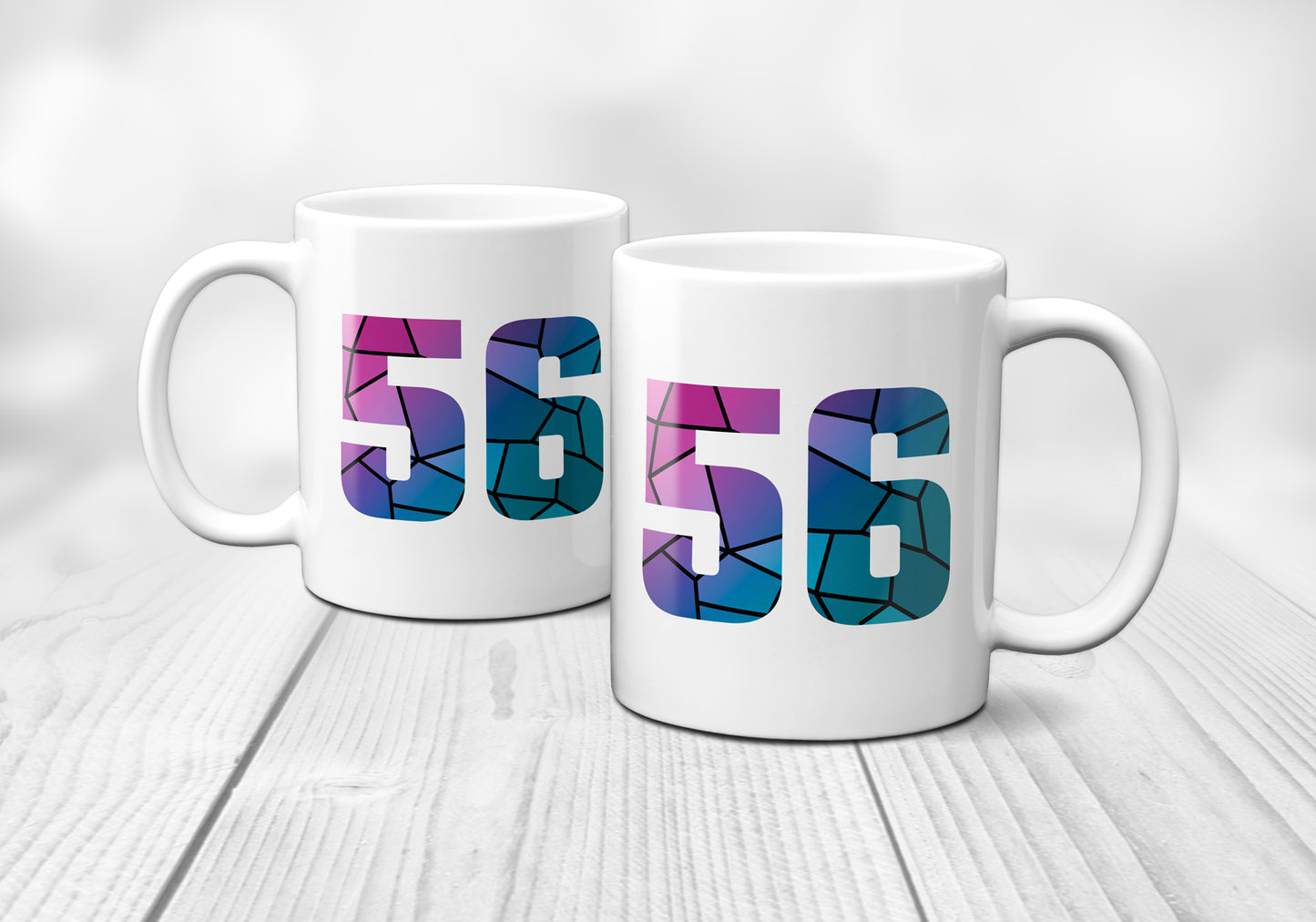 56 Number Mug (White)