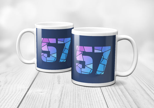 57 Number Mug (Navy Blue)