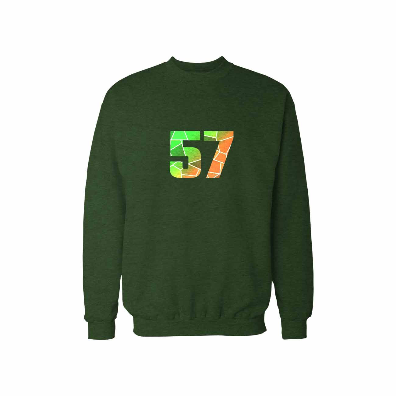 57 Number Unisex  Sweatshirt