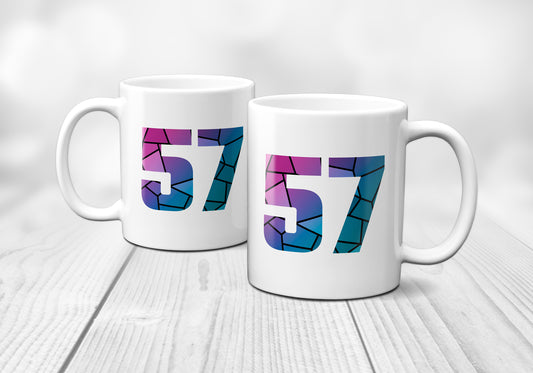 57 Number Mug (White)