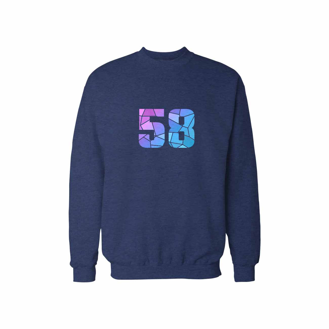 58 Number Unisex  Sweatshirt