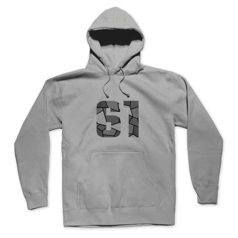 61 Number Unisex Hoodie Sweatshirt