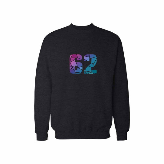 62 Number Unisex  Sweatshirt