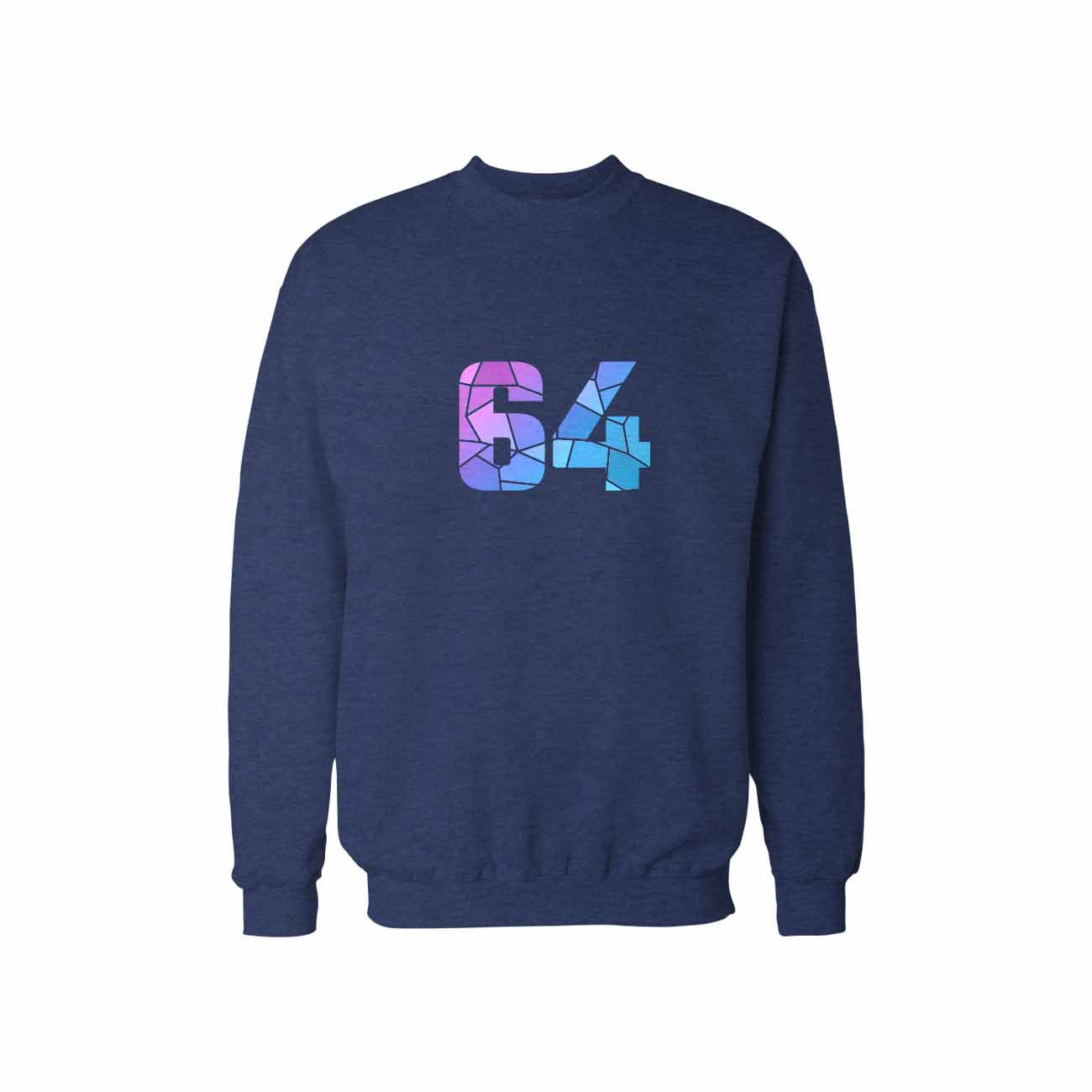 64 Number Unisex  Sweatshirt