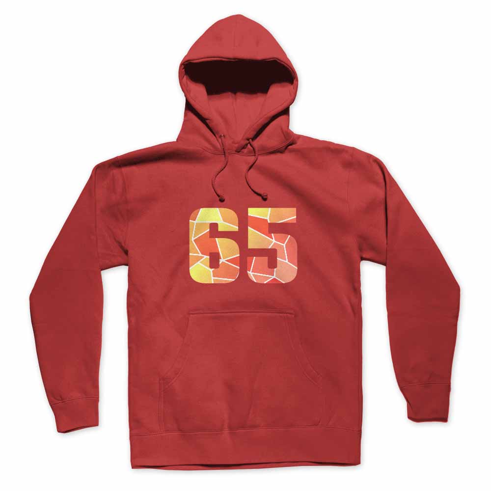 65 Number Unisex Hoodie Sweatshirt