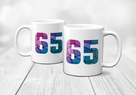 65 Number Mug (White)