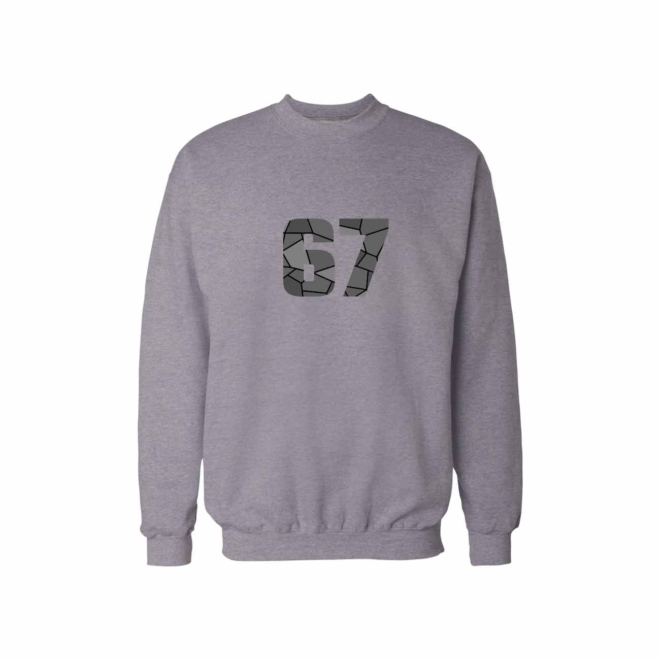 67 Number Unisex  Sweatshirt