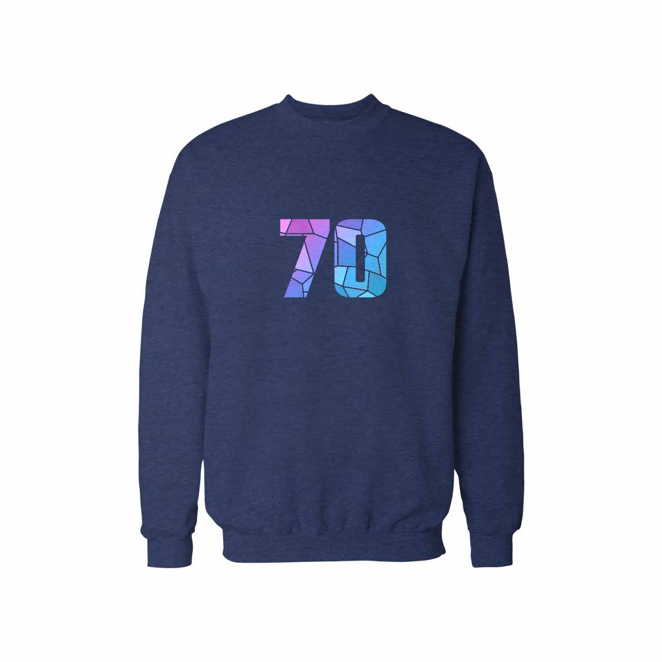 70 Number Unisex  Sweatshirt