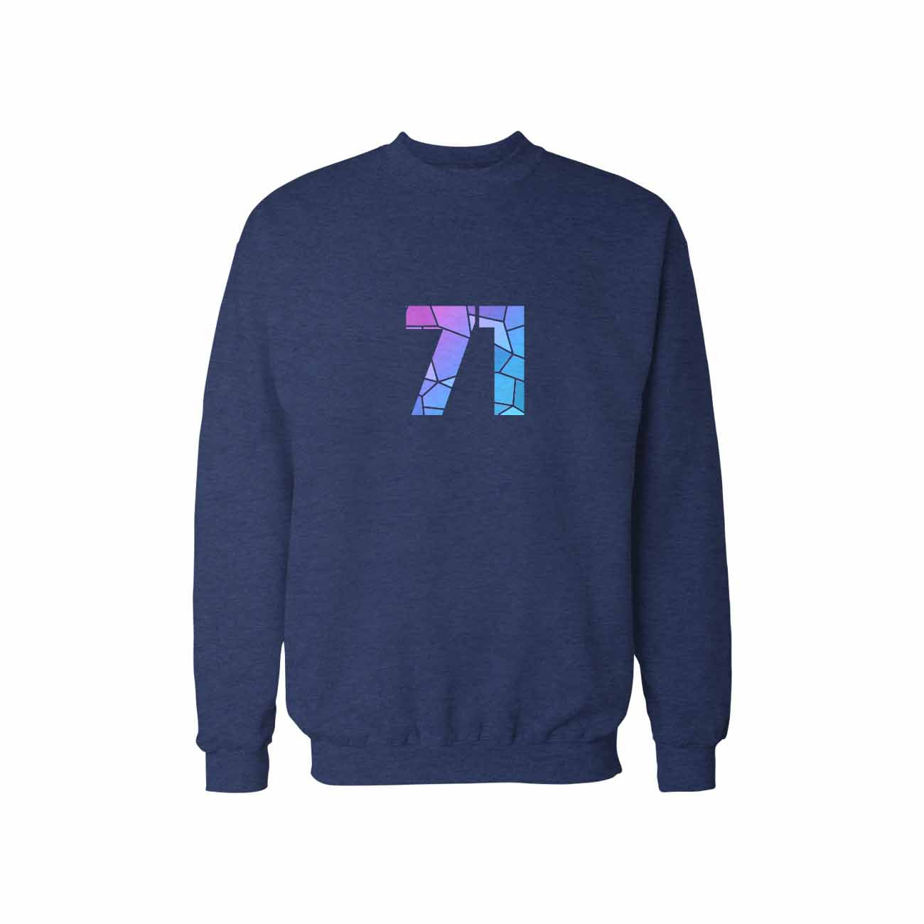 71 Number Unisex  Sweatshirt