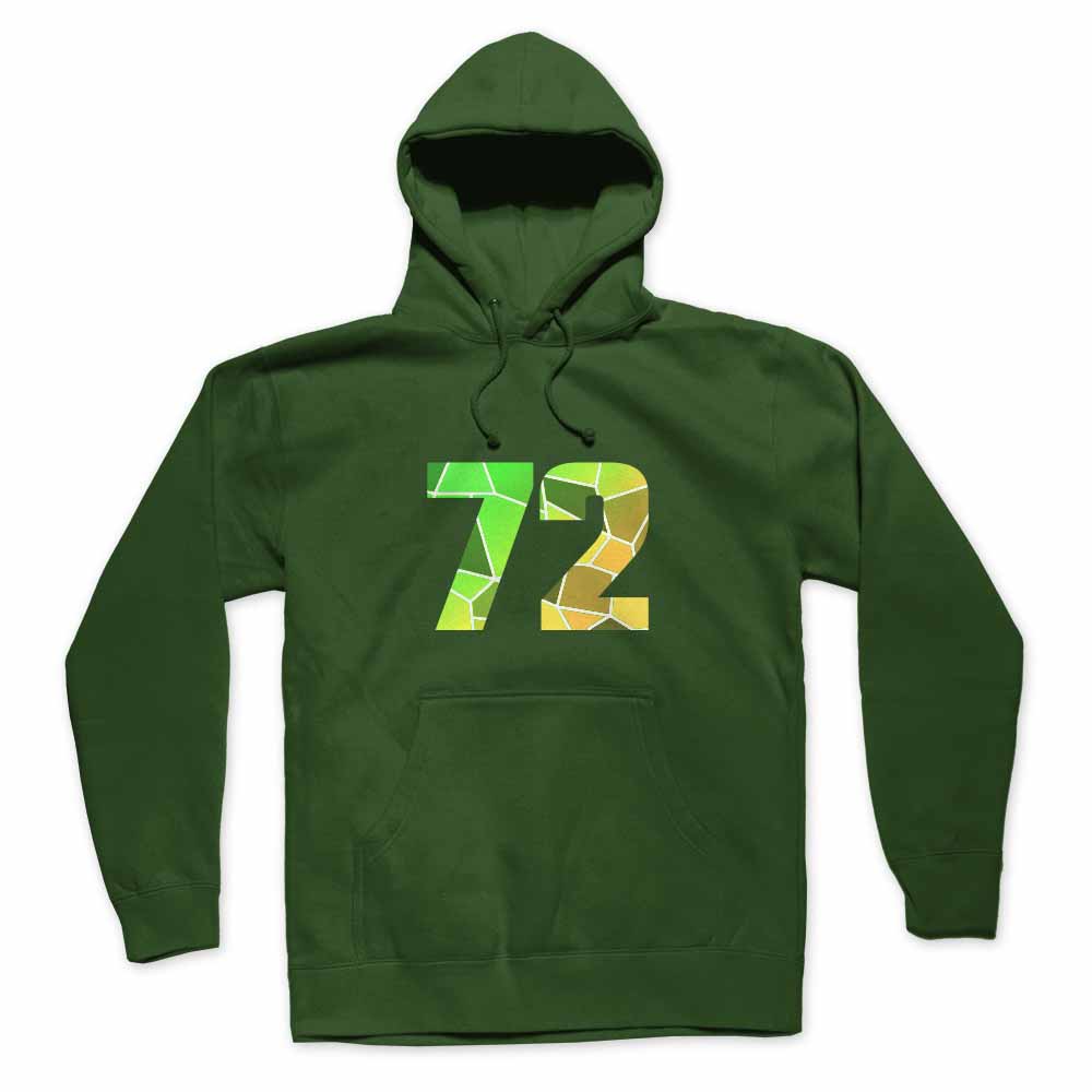 72 Number Unisex Hoodie Sweatshirt