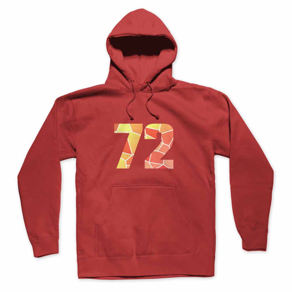 72 Number Unisex Hoodie Sweatshirt