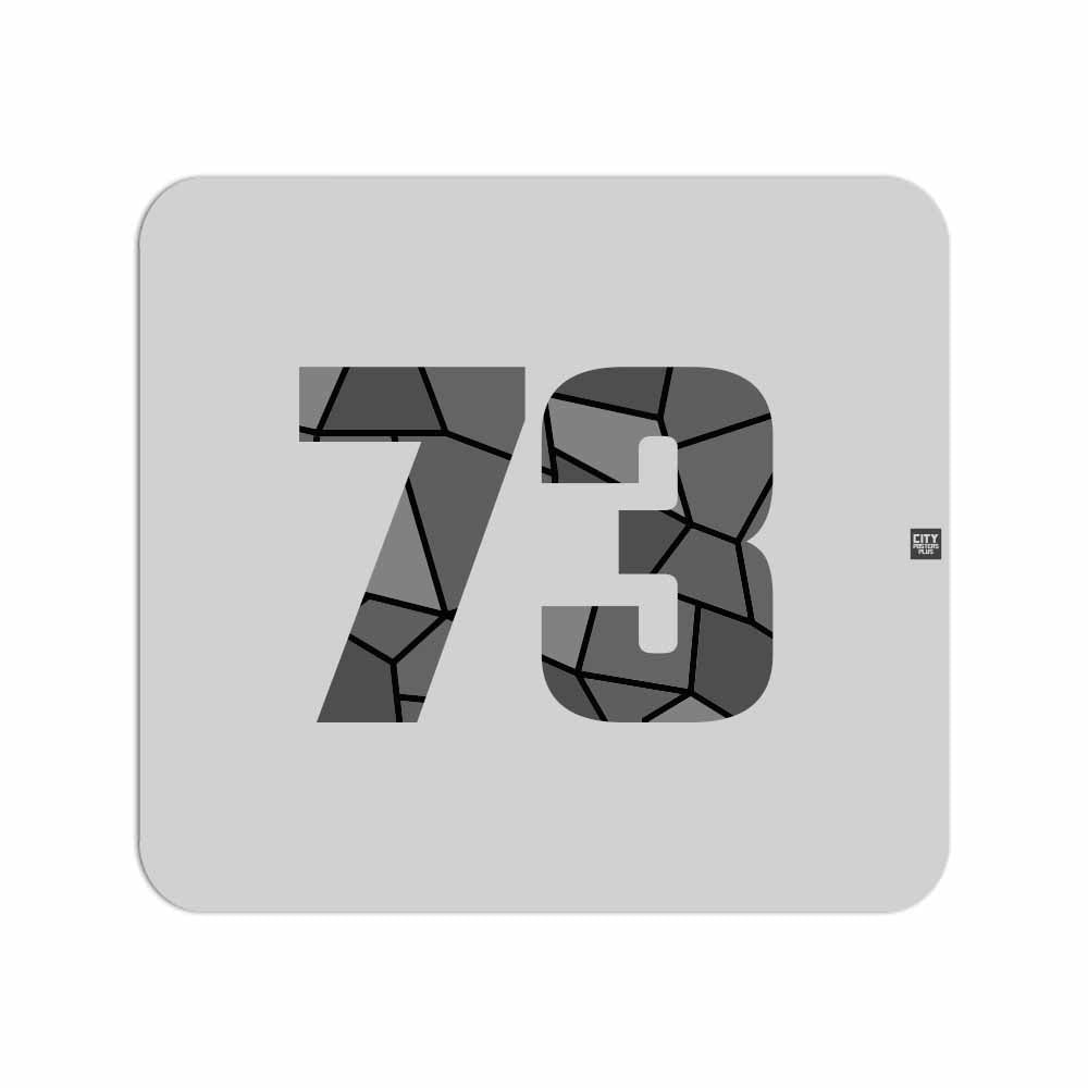 73 Number Mouse pad (Melange Grey)