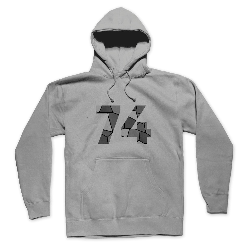 74 Number Unisex Hoodie Sweatshirt
