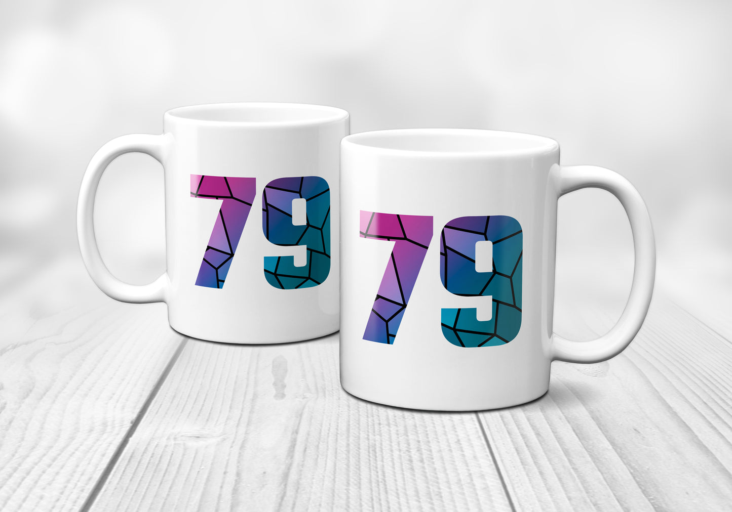 79 Number Mug (White)