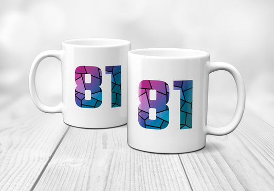 81 Number Mug (White)