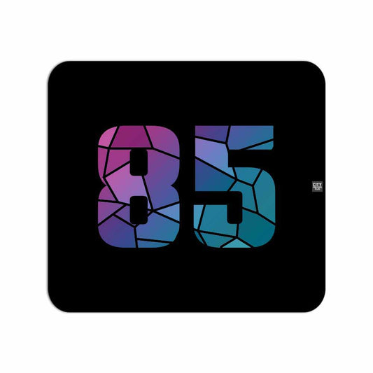 85 Number Mouse pad (Black)