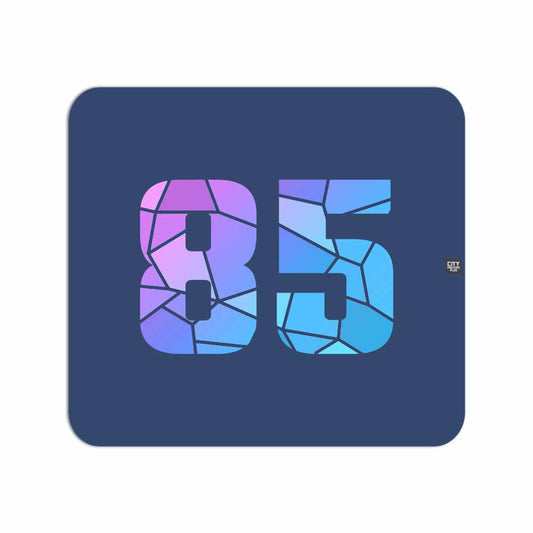 85 Number Mouse pad (Navy Blue)