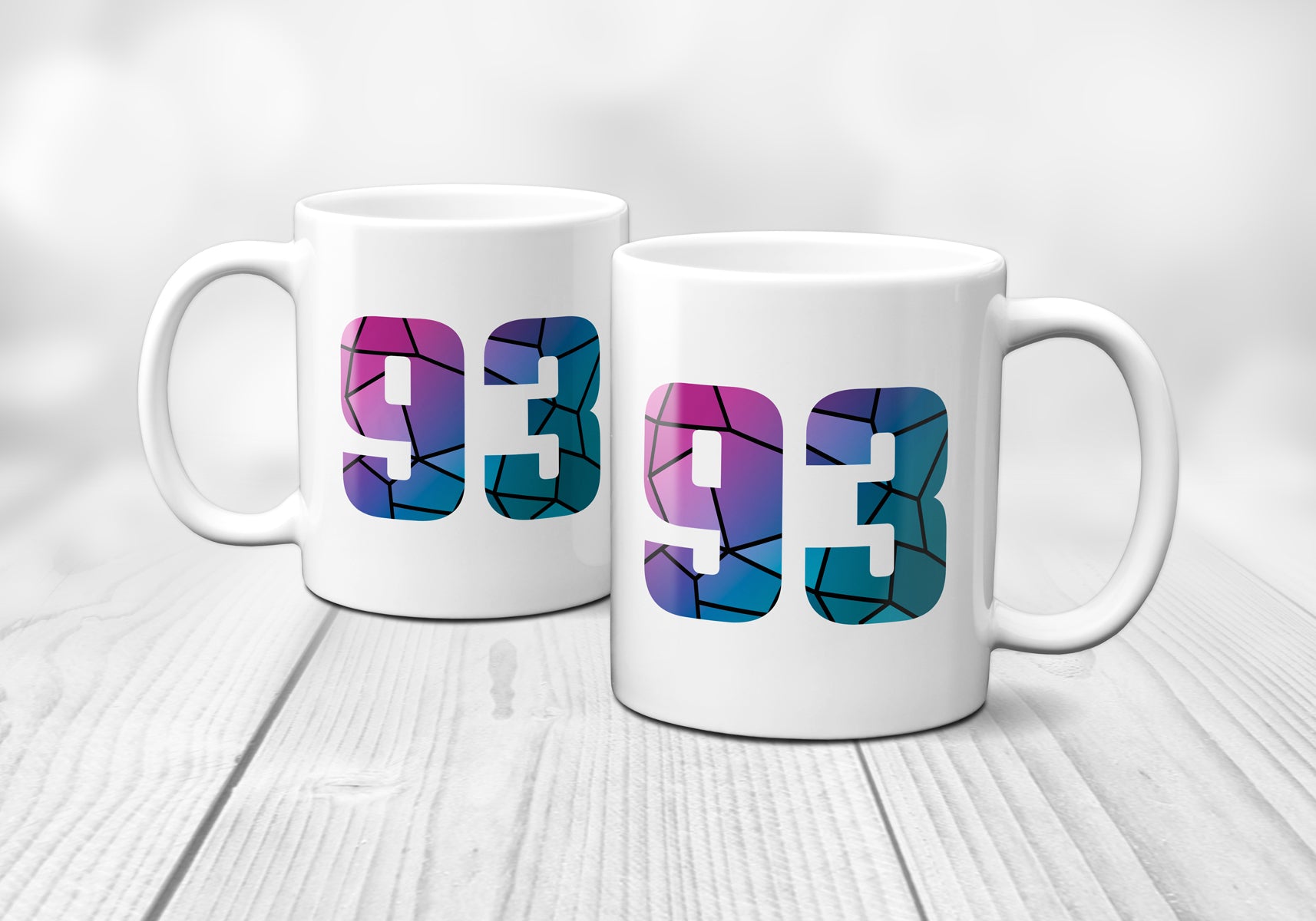 93 Number Mug (White)