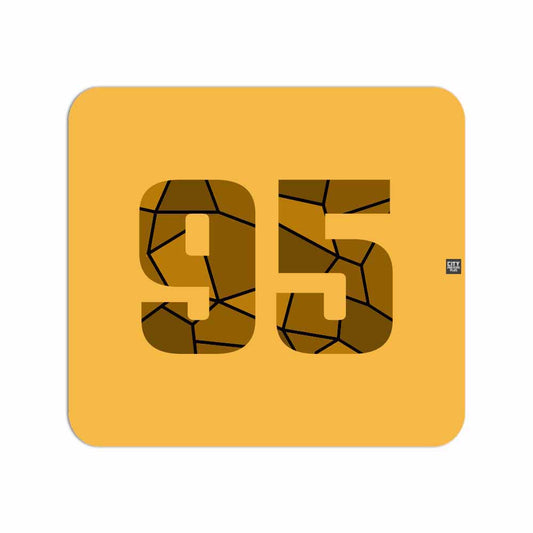 95 Number Mouse pad (Golden Yellow)