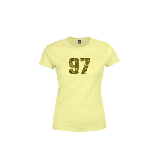 97 Number Women's T-Shirt (Butter Yellow)