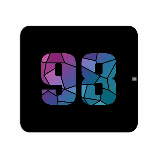 98 Number Mouse pad (Black)