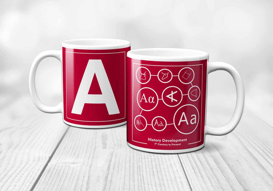 A Letter History Development Mug