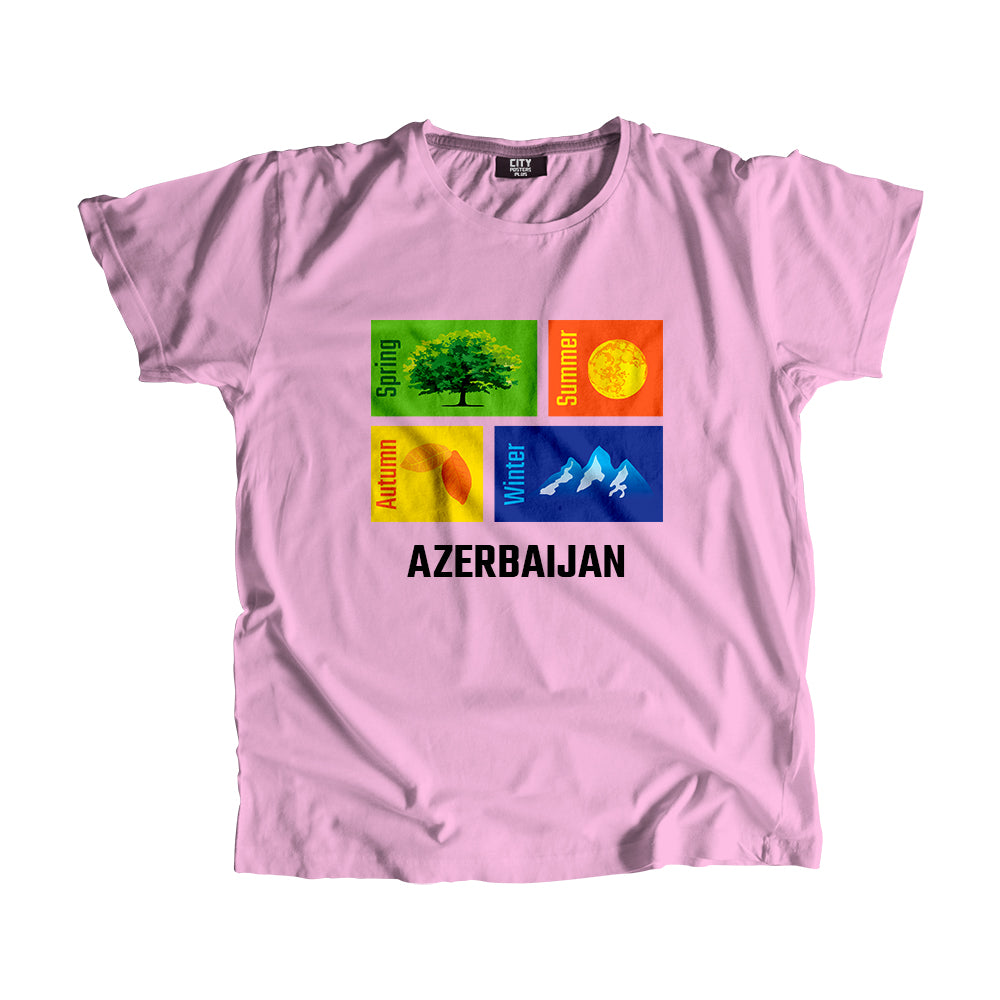 AZERBAIJAN Seasons Unisex T-Shirt (Liril Green)