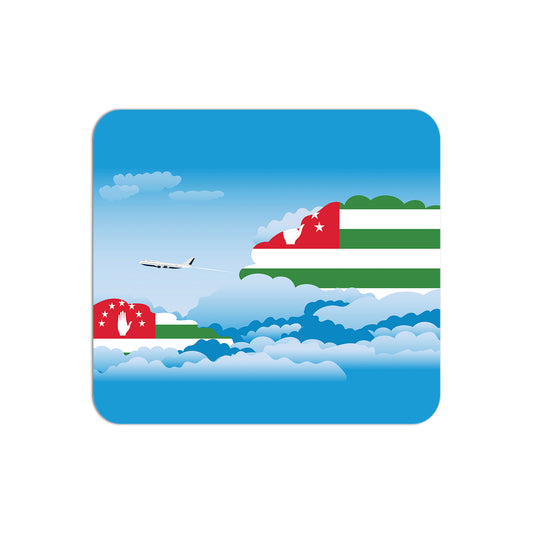 Abkhazia Flag Day Clouds Mouse pad 