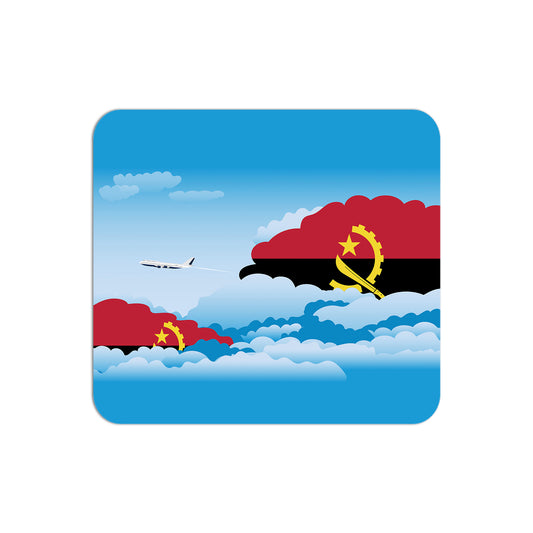 Angola Flag Day Clouds Mouse pad 