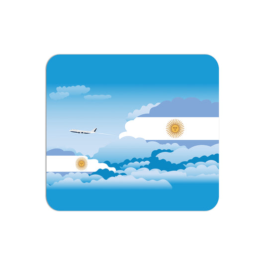 Argentina Flag Day Clouds Mouse pad 