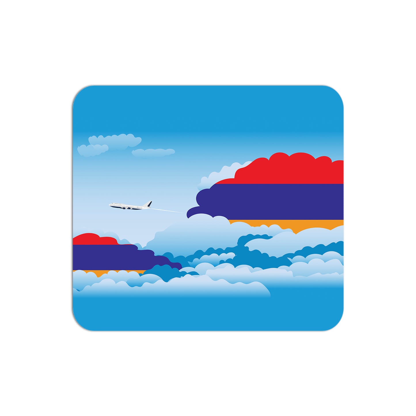 Armenia Flag Day Clouds Mouse pad 