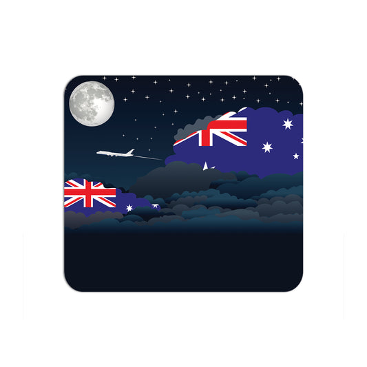 Australia Flag Night Clouds Mouse pad 
