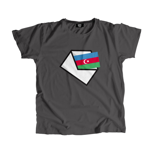 Azerbaijan Flag Mail Men Women Unisex T-Shirt