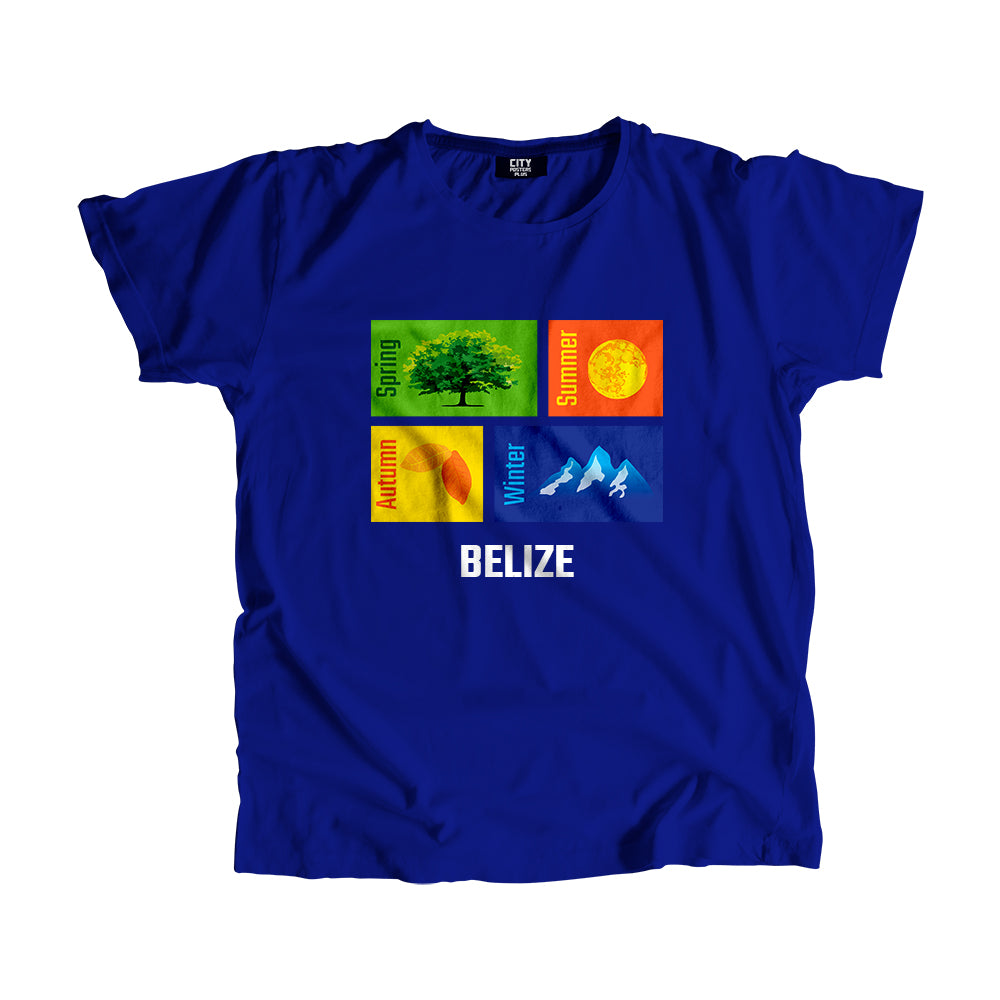 BELIZE Seasons Unisex T-Shirt (Royal Blue)