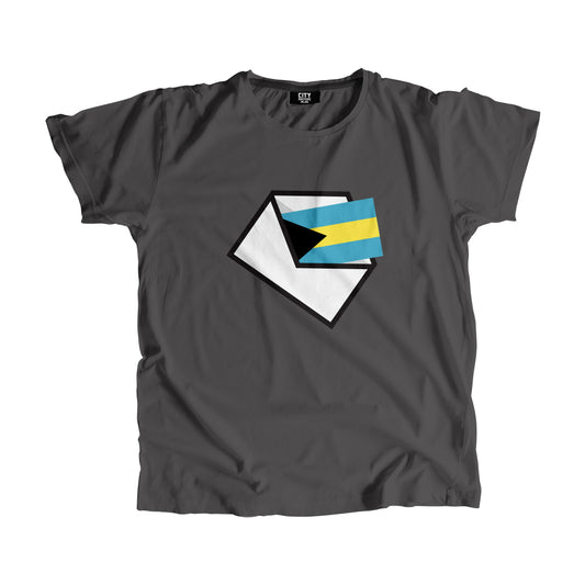 Bahamas Flag Mail Men Women Unisex T-Shirt