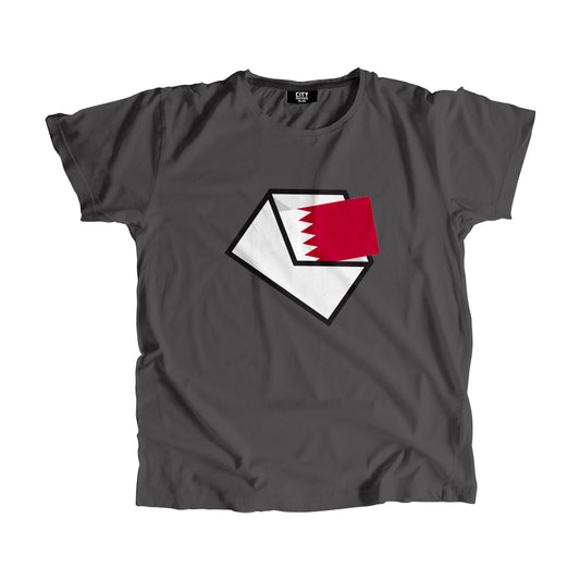 Bahrain Flag Mail Men Women Unisex T-Shirt