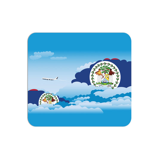 Belize Flag Day Clouds Mouse pad 