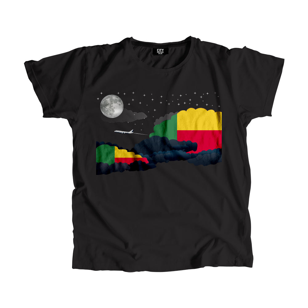 Benin Flags Night Clouds Unisex T-Shirt