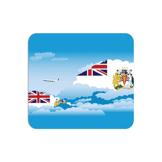 British Antarctic Territory Flag Day Clouds Mouse pad 