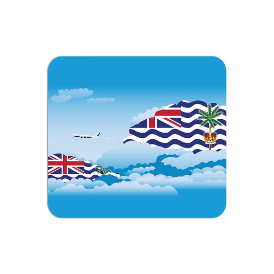 British Indian Ocean Territory Flag Day Clouds Mouse pad 