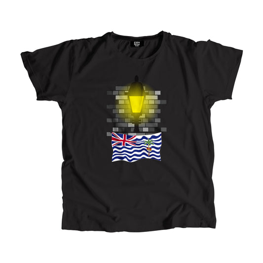 British Indian Ocean Territory Flag Street Lamp Bricks Unisex T-Shirt