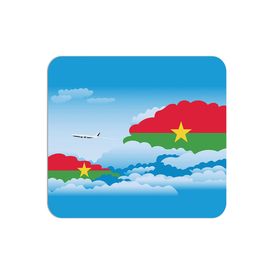 Burkina Faso Flag Day Clouds Mouse pad 
