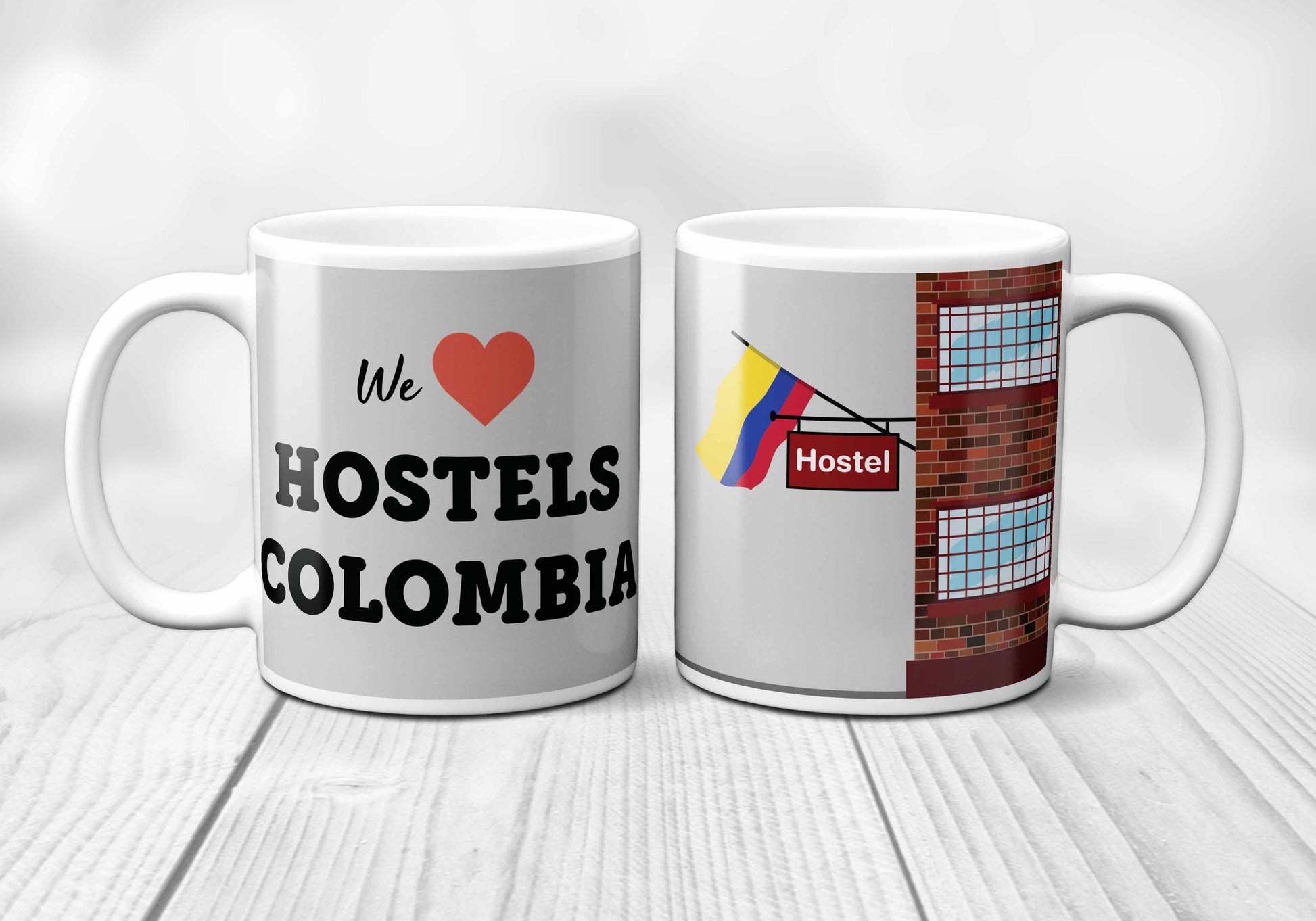 We Love COLOMBIA Hostels Mug