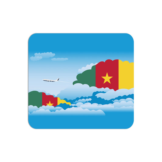 Cameroon Flag Day Clouds Mouse pad 