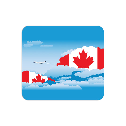 Canada Flag Day Clouds Mouse pad 