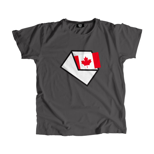 Canada Flag Mail Men Women Unisex T-Shirt
