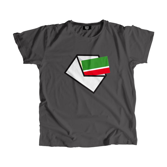 Chechen Republic Flag Mail Men Women Unisex T-Shirt