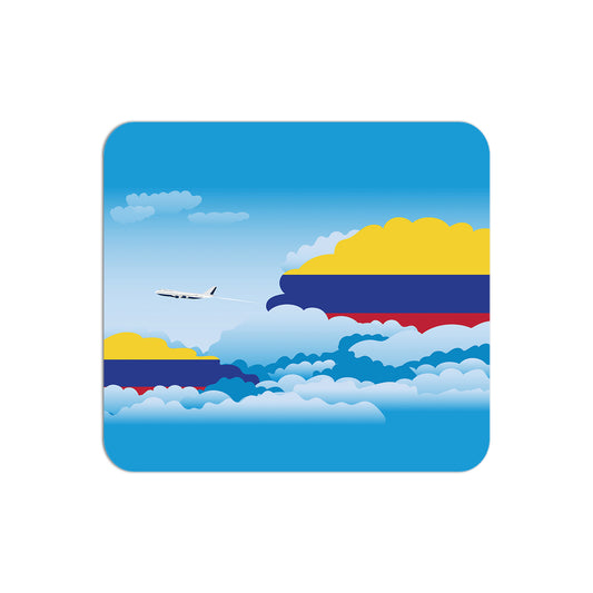 Colombia Flag Day Clouds Mouse pad 