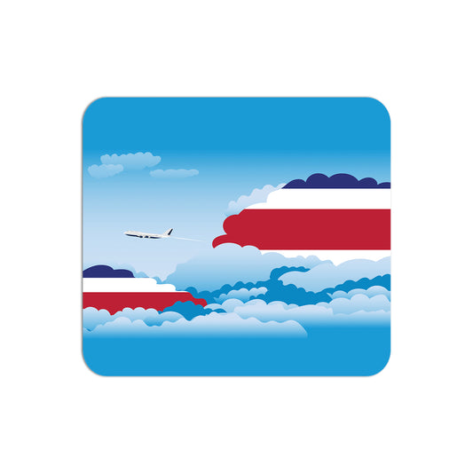 Costa Rica Flag Day Clouds Mouse pad 