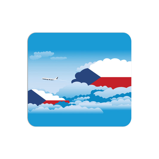 Czech Republic Flag Day Clouds Mouse pad 